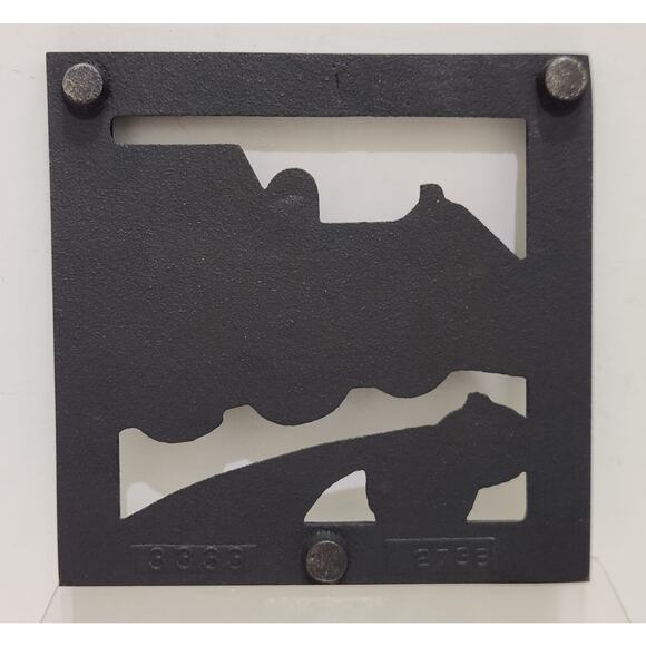 Vintage Vermont Castings Cast Iron Fall Seasons Collection Trivet Cast Iron 1983 - Picture 2 of 4